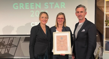 Unter den ersten Empfängern des GREEN STAR-Zertifikats