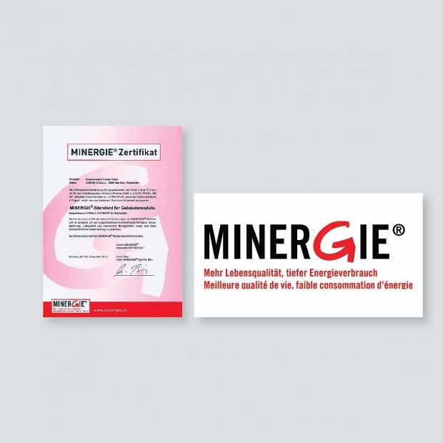 Lumar - Zertifikat Minergie