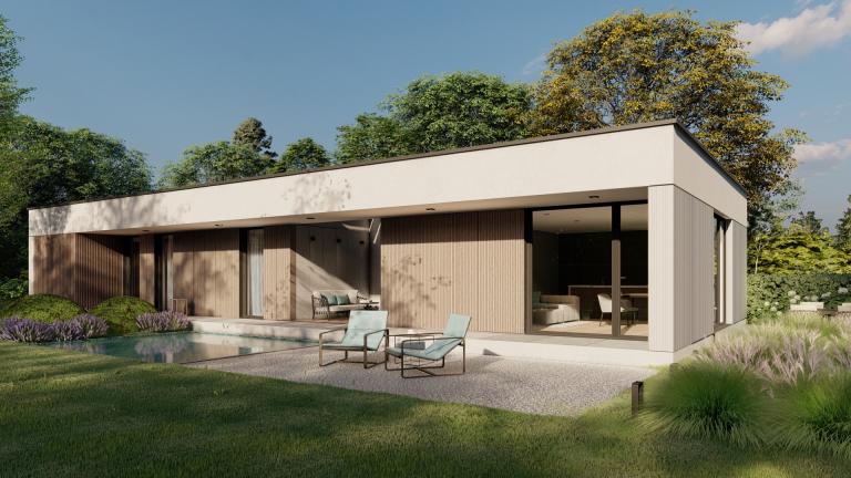 LCA-Analyse - Der CO2-Ausstoß des Aufbaus für ein Lumar-Haus ist niedriger als der CO2-Ausstoß zweier Rückflüge nach Los Angeles