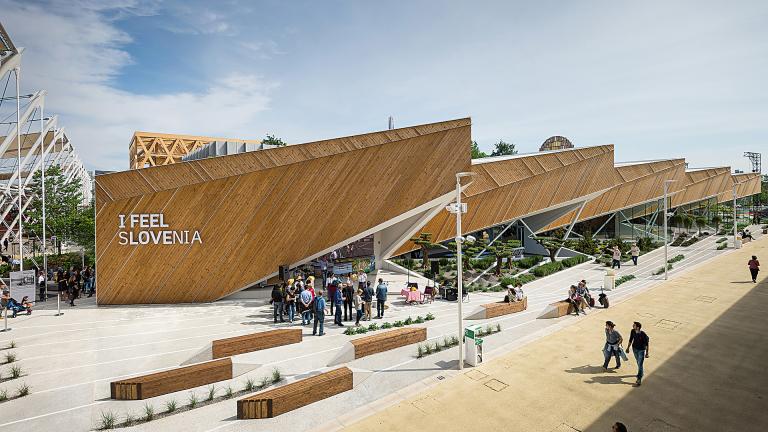 Slowenischer Pavillon für die EXPO Milano 2015
