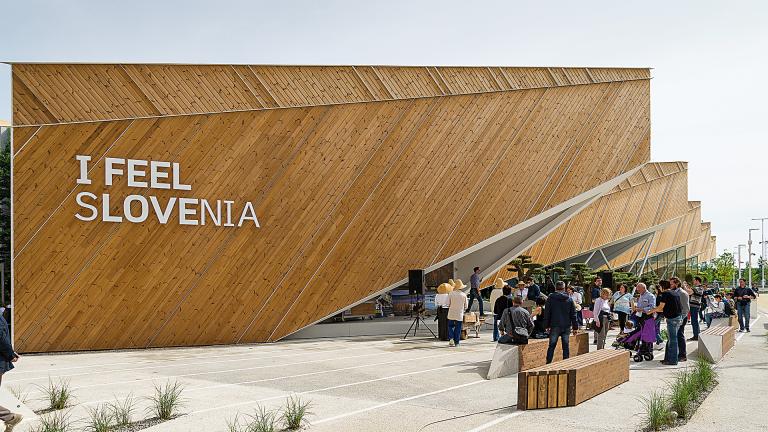 Slowenischer Pavillon für die EXPO Milano 2015