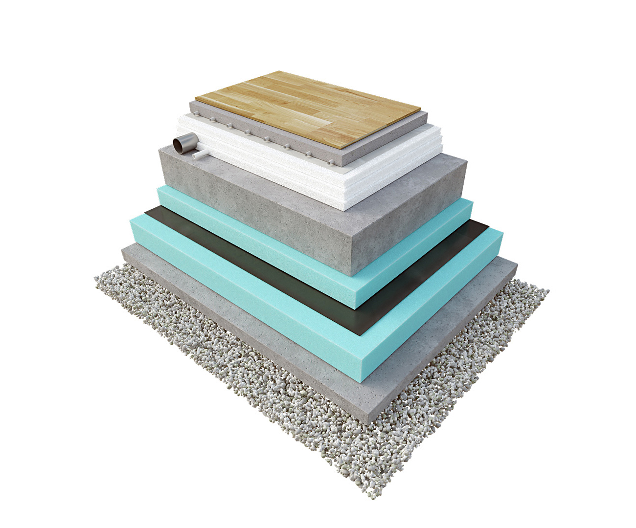 Fundamentplatte Aktivhaus